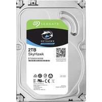 Seagate SkyHawk™ 2TB Interne Festplatte 8.9cm (3.5 Zoll) SATA III ST2000VX008 Bulk Seagate SkyHawk™ 2TB Interne Festplatte 8.9cm (3.5 Zoll) SATA III ST2000VX008 Bulk