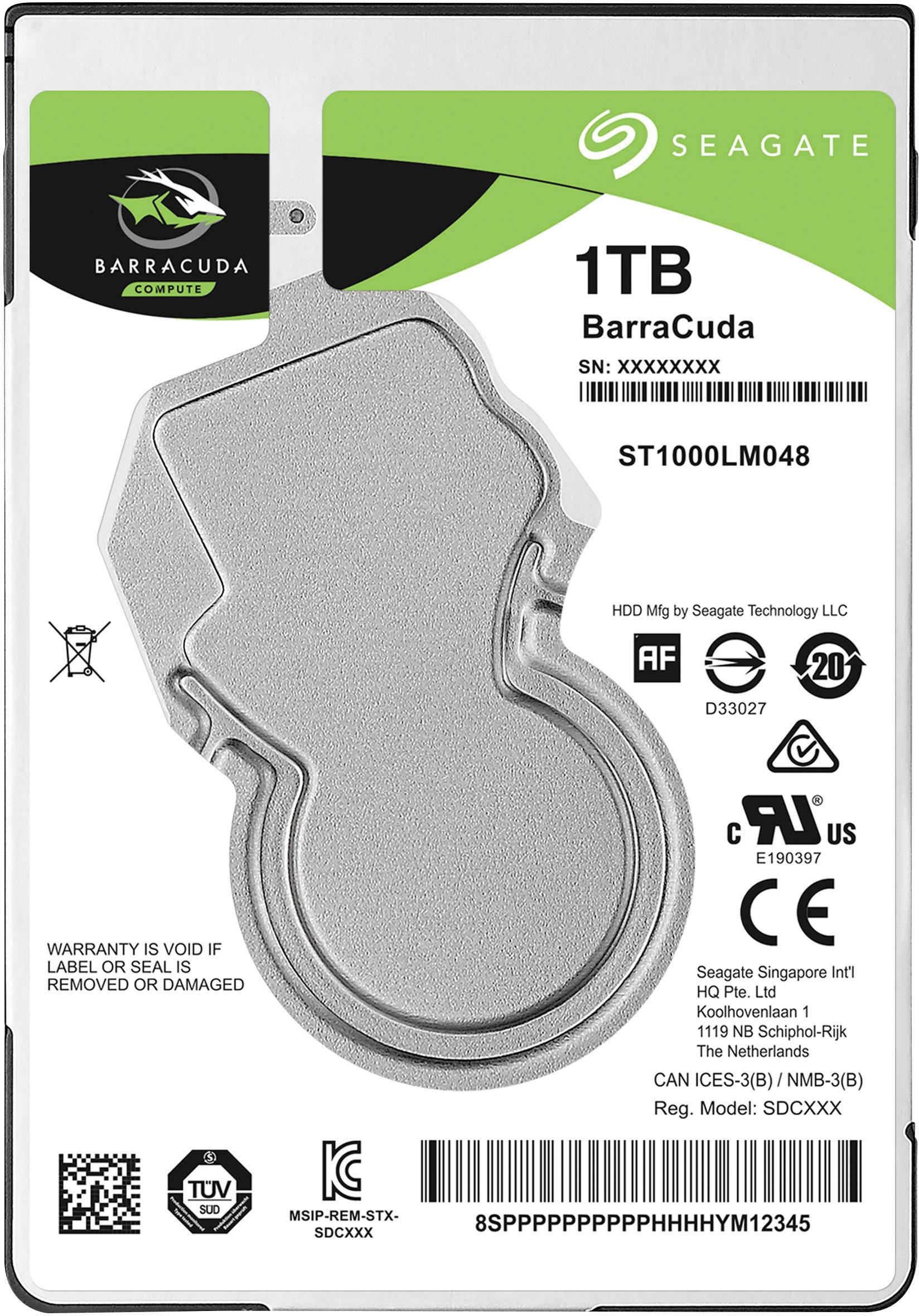 Seagate Guardian BarraCuda ST1000LM048 - Festplatte - 1 TB - intern - 2.5"" (6.4 cm)
