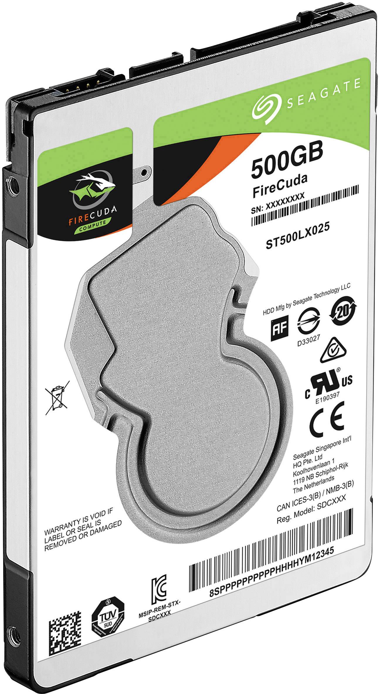 Seagate FireCuda™ 500GB Interne Festplatte 6.35cm (2.5 Zoll) SATA III ST500LX025 Bulk