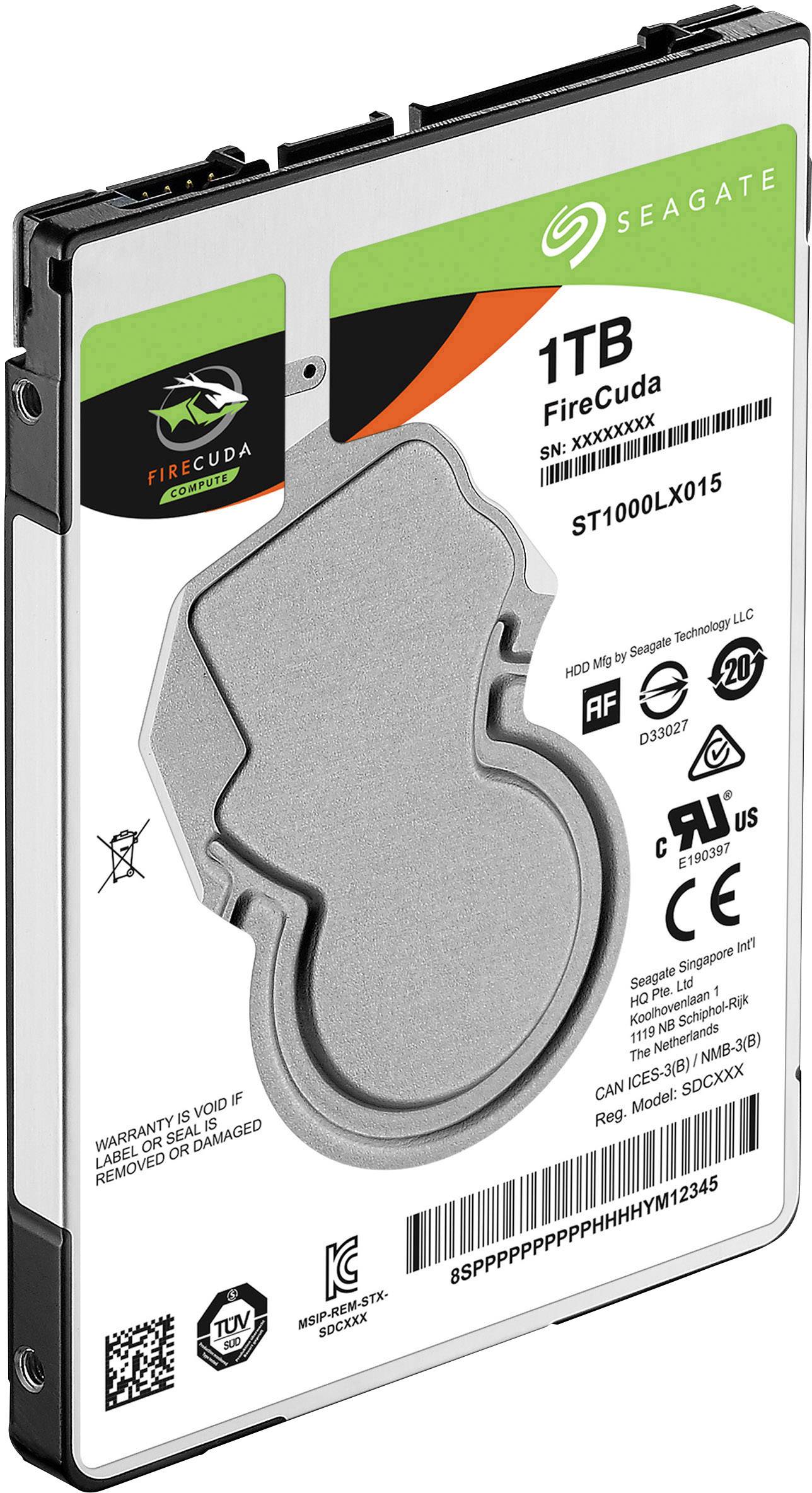 Seagate FireCuda™ 1TB Interne Festplatte 6.35cm (2.5 Zoll) SATA III ST1000LX015 Bulk