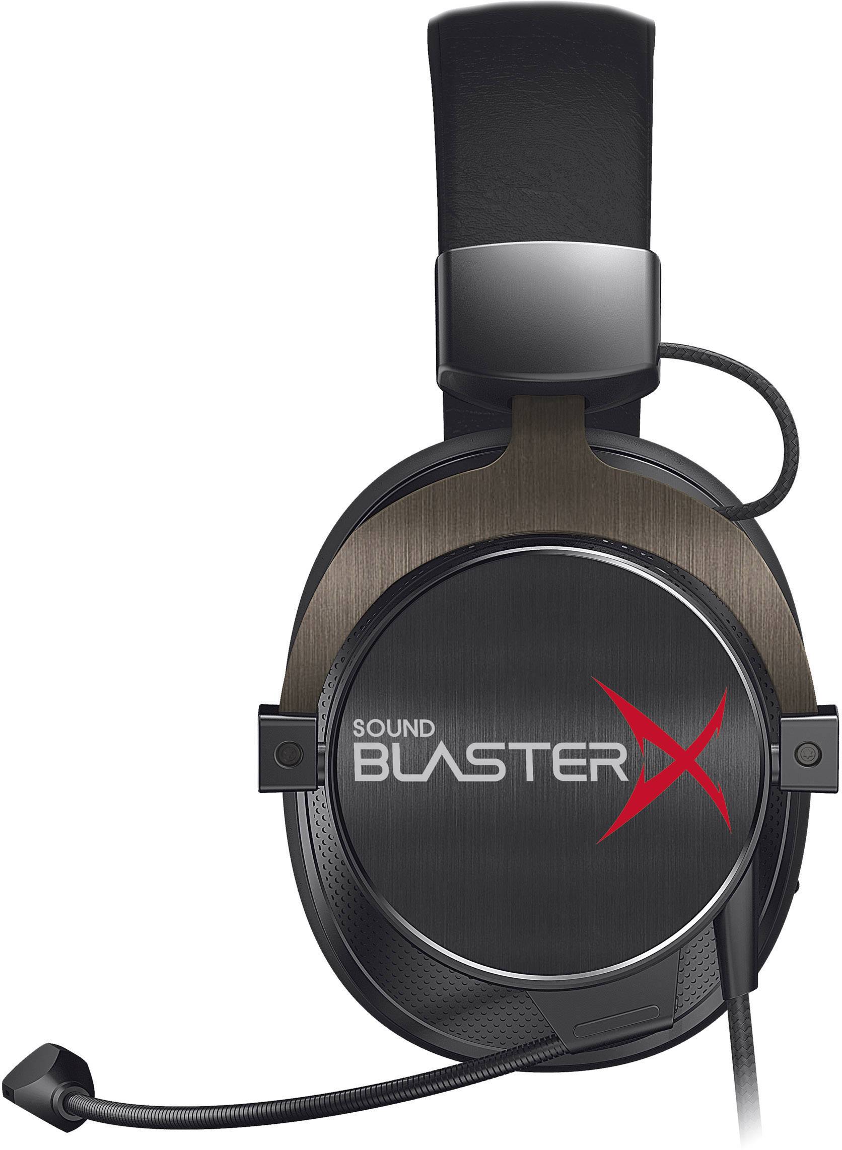 Sound BlasterX Sound BlasterX H5 Tournament Gaming Headset 3.5 mm Klinke schnurgebunden, Stereo Over Ear Schwarz