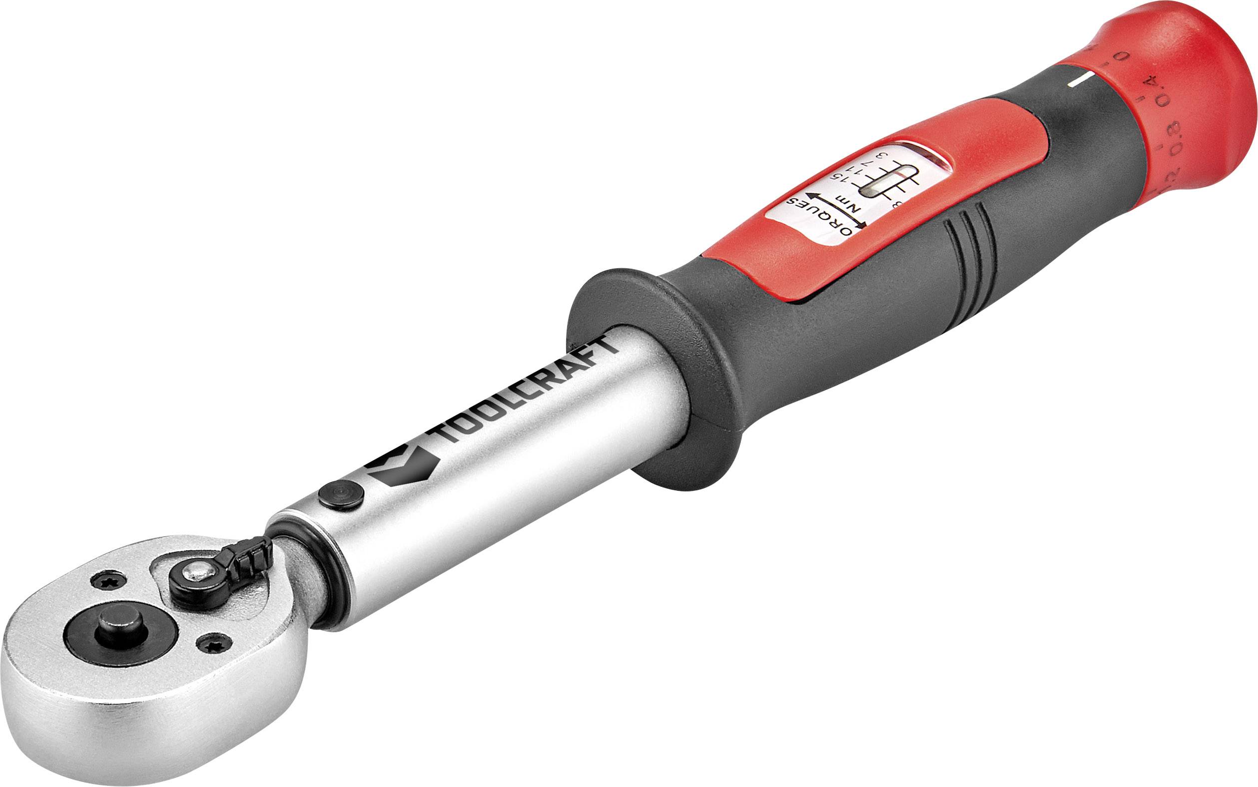 TOOLCRAFT 1525064 Drehmomentschlüssel 1/4" (6.3 mm) 3 - 15 Nm