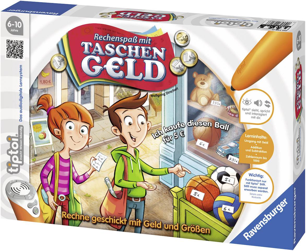 Ravensburger Ravensburger tiptoi® Rechenspaß mit Taschengeld tiptoi® 00779