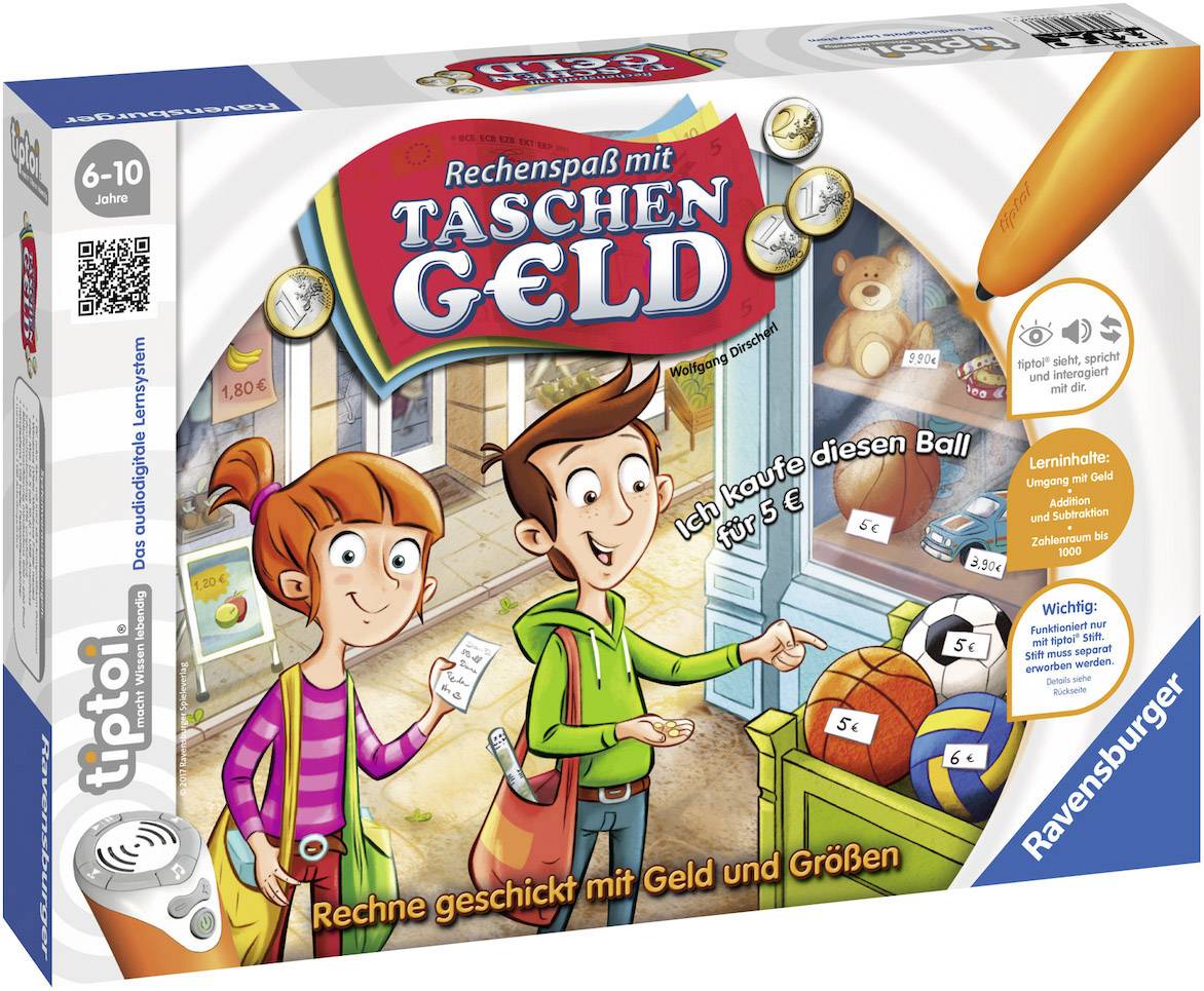 Ravensburger Ravensburger tiptoi® Rechenspaß mit Taschengeld tiptoi® 00779