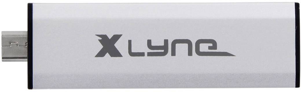 Xlyne "OTG" USB-Zusatzspeicher Smartphone/Tablet Silber 32 GB USB-A (USB 3.2 Gen 1), Micro-USB B