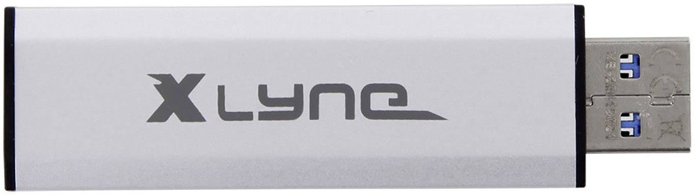 Xlyne "OTG" USB-Zusatzspeicher Smartphone/Tablet Silber 32GB USB-A (USB 3.2 Gen 1), Micro-USB B (USB 2.0)