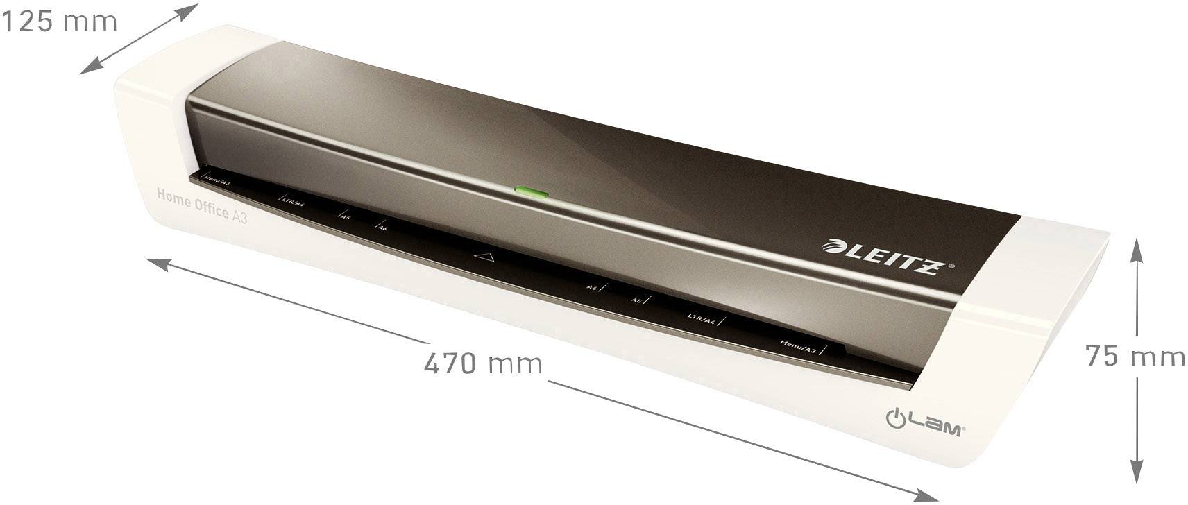 Leitz Laminiergerät iLAM Office 7440-00-89 DIN A3, DIN A4, DIN A5, DIN A6, DIN A7, DIN A8, Visitenkarten