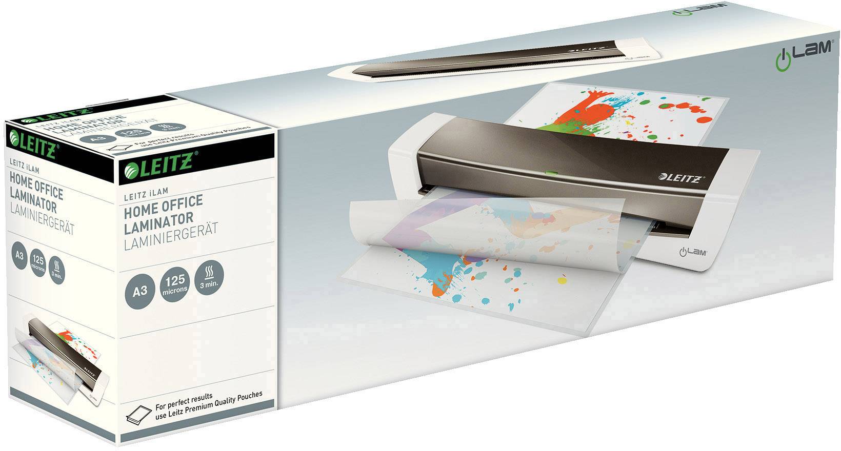 Leitz Laminiergerät iLAM Office 7440-00-89 DIN A3, DIN A4, DIN A5, DIN A6, DIN A7, DIN A8, Visitenkarten