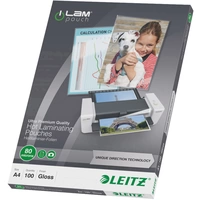 Leitz Laminierfolie DIN A4 80 micron glänzend 100St. Leitz Laminierfolie DIN A4 80 micron glänzend 100St.