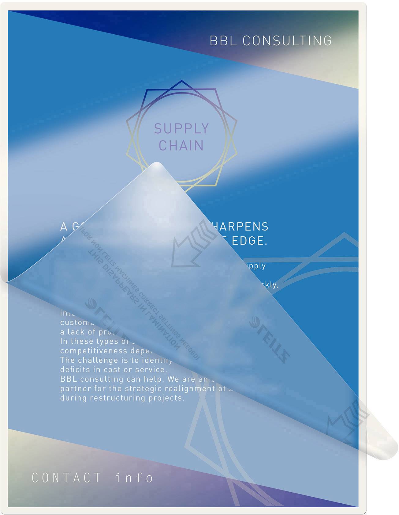 Leitz Laminierfolie DIN A4 100 micron glänzend 100St.