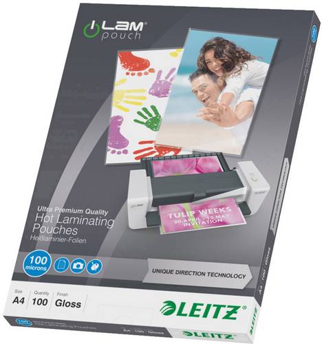 Leitz Laminierfolie DIN A4 100 micron glänzend 100 St.