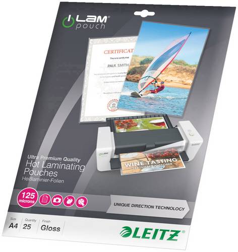 Leitz Laminierfolie DIN A4 125 micron glänzend 25 St.