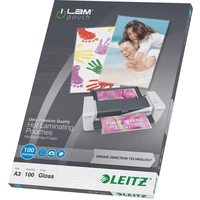 Leitz Laminierfolie DIN A3 100 micron glänzend 100St. Leitz Laminierfolie DIN A3 100 micron glänzend 100St.
