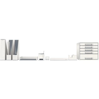 Leitz Sound WOW Duo Colour 5363-10-01 Stifteköcher Weiß, Grau Anzahl der Fächer: 2 Leitz Sound WOW Duo Colour 5363-10-01 Stifteköcher Weiß, Grau Anzahl der Fächer: 2