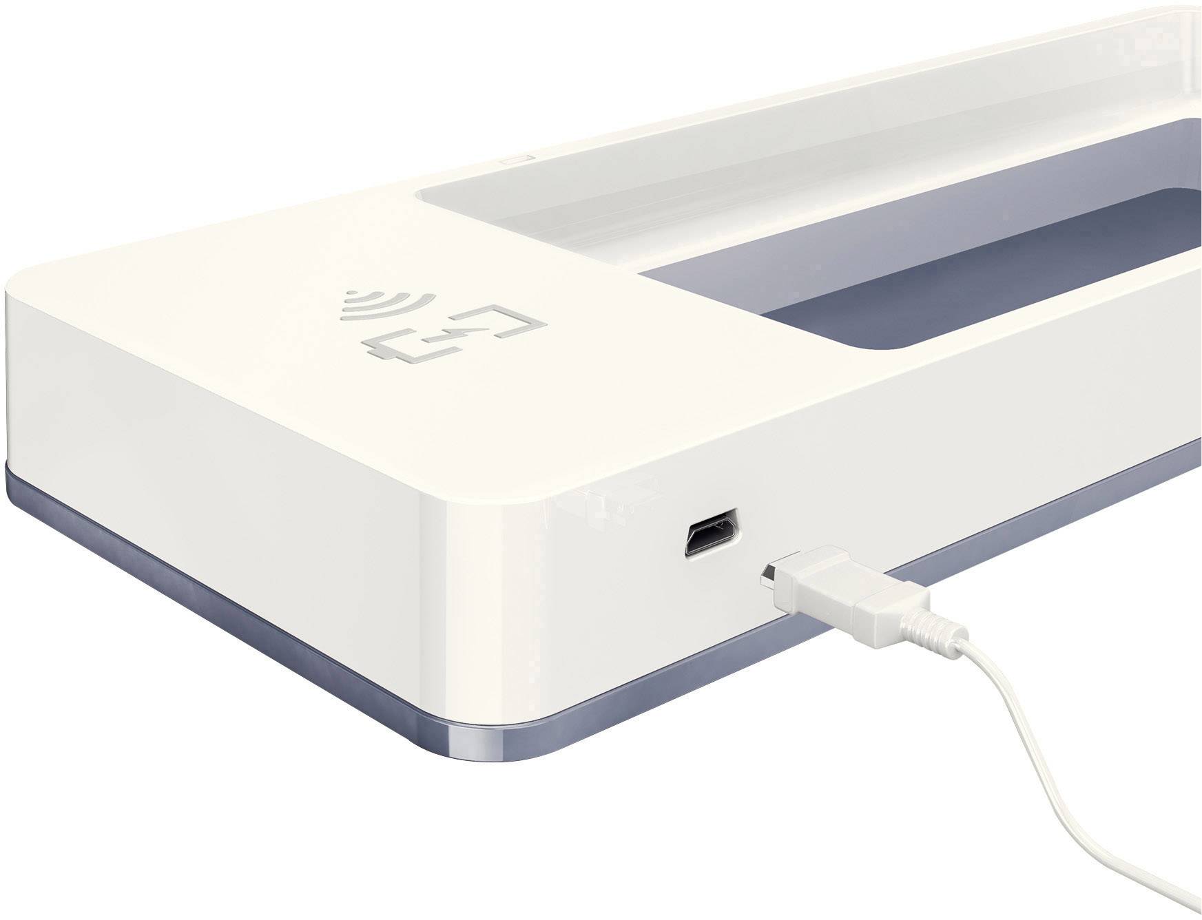 Leitz Induktions-Ladegerät 1000 mA WOW Duo Colour Stifteschale 5365-10-01 Ausgänge Induktionslade-Standard Weiß, Grau