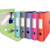 Leitz Ordner Urban Chic DIN A4 Rückenbreite: 82 mm Rot  2 Bügel 11160024 Leitz Ordner Urban Chic DIN A4 Rückenbreite: 82 mm Rot  2 Bügel 11160024