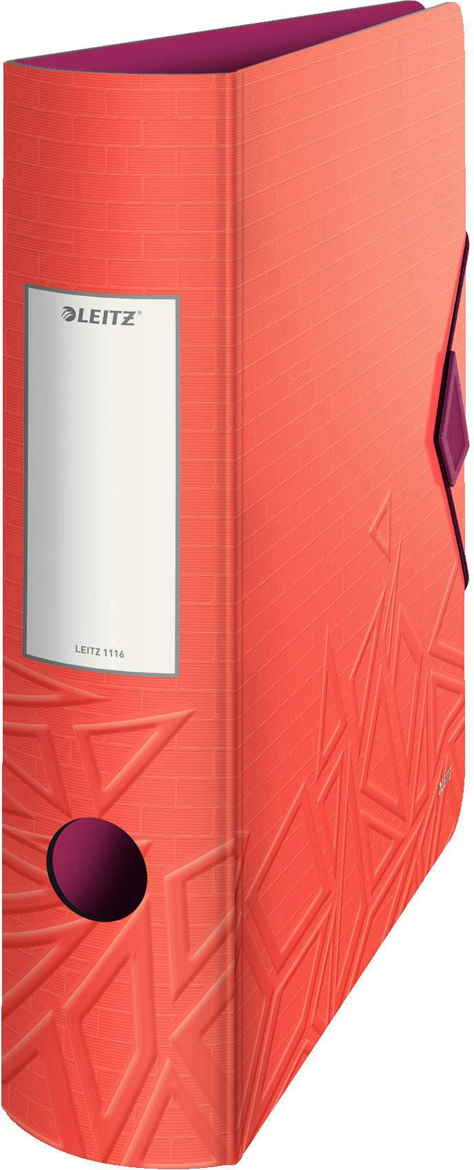 Leitz Ordner Urban Chic DIN A4 Rückenbreite: 82 mm Rot  2 Bügel 11160024