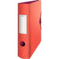 Leitz Ordner Urban Chic DIN A4 Rückenbreite: 82 mm Rot  2 Bügel 11160024 Leitz Ordner Urban Chic DIN A4 Rückenbreite: 82 mm Rot  2 Bügel 11160024