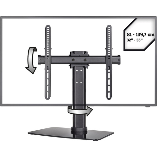 SpeaKa Professional SP-TT-05 TV-Standfuß 81,3 cm (32") - 139,7 cm (55") Neigbar+Schwenkbar