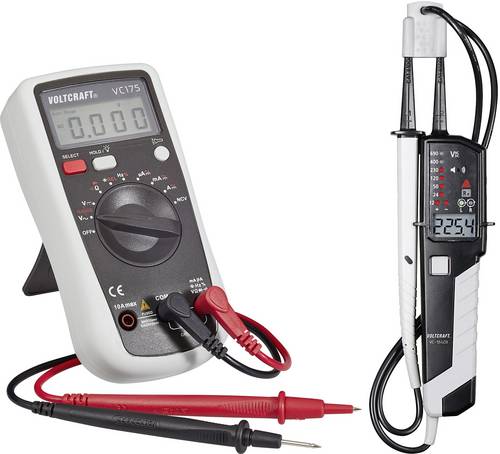 VOLTCRAFT VC175+VC55LCD Hand-Multimeter digital CAT III 600V Anzeige (Counts): 2000