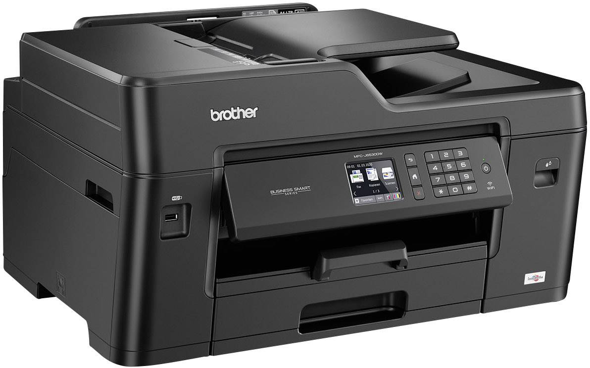 Brother MFC-J6530DW Farb Tintenstrahl Multifunktionsdrucker A3 Drucker, Scanner, Kopierer, Fax LAN, WLAN, Duplex, ADF