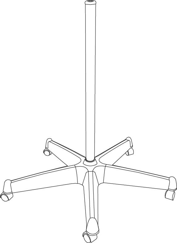 TOOLCRAFT 1526047 Rollstativ