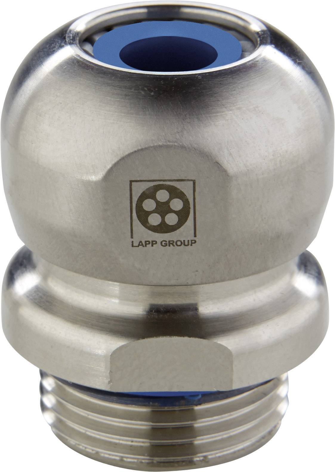 Metallkabelverschraubung mit Logo der Lapp Group, geeignet für dichte Kabelverbindungen in industriellen Anwendungen.