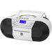 Dual DAB-P 200 CD-Radio DAB+, UKW USB, AUX, CD, Kassette Weiß