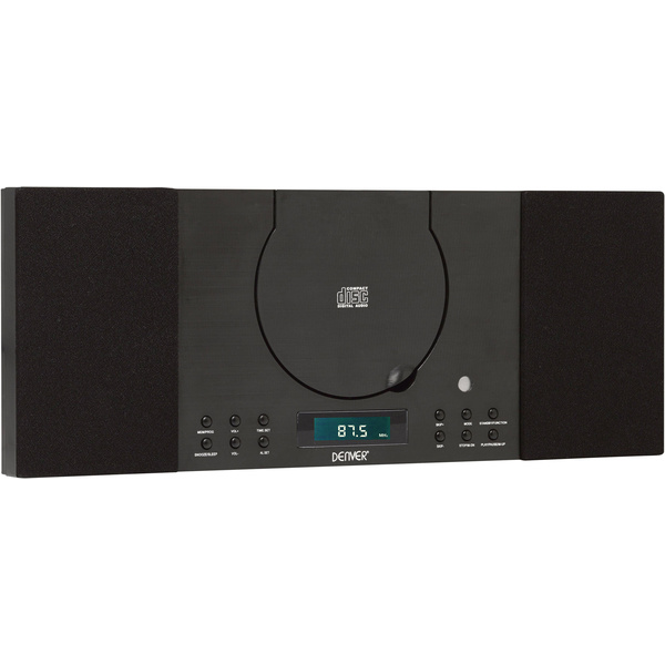 Denver MC-5010BT Stereoanlage AUX, Bluetooth®, CD, UKW, Schwarz