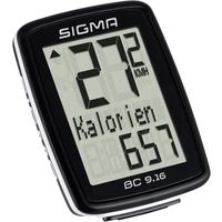 Sigma BC 9.16 Fahrradcomputer Kabelübertragung mit Radsensor Sigma BC 9.16 Fahrradcomputer Kabelübertragung mit Radsensor