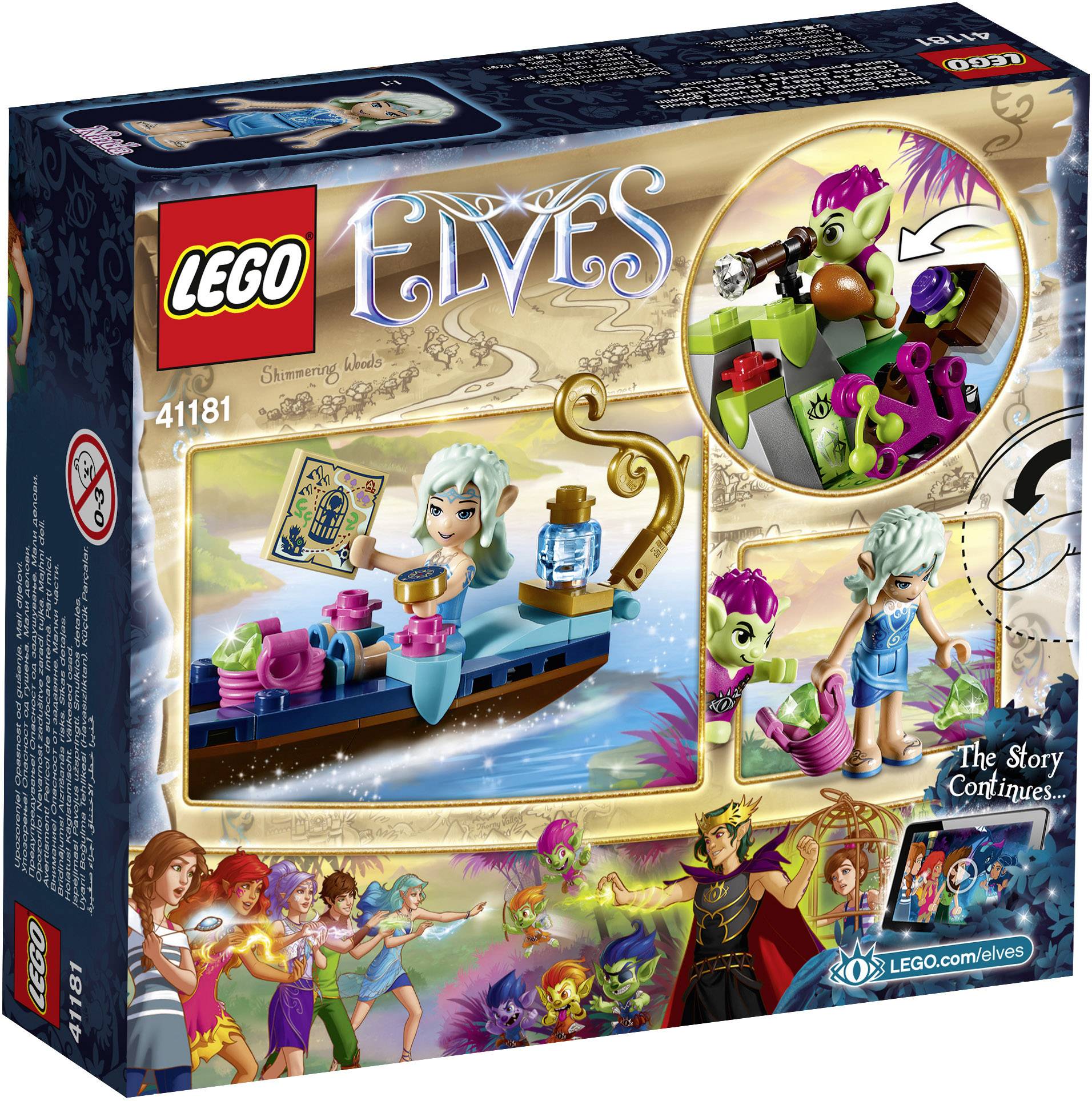 41181 LEGO® ELVES Naidas Gondel und der diebische Kobold