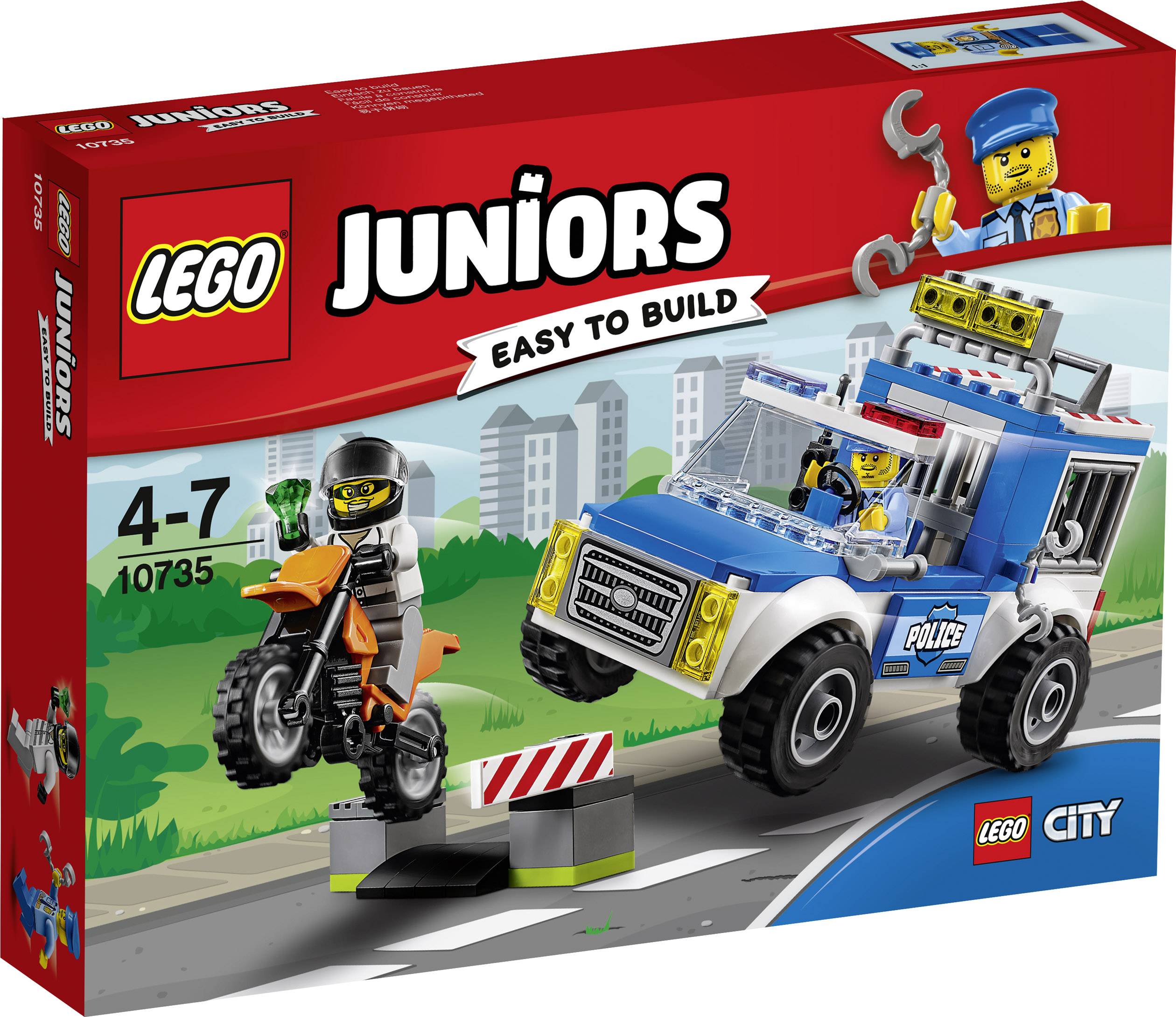 10735 LEGO® JUNIORS Polizei auf Verbrecherjagd