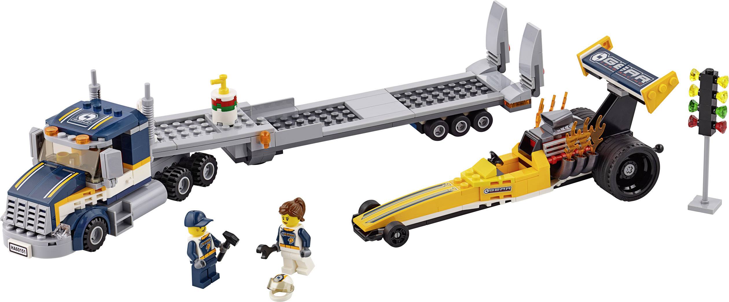 60151 LEGO® CITY Dragster-Transporter