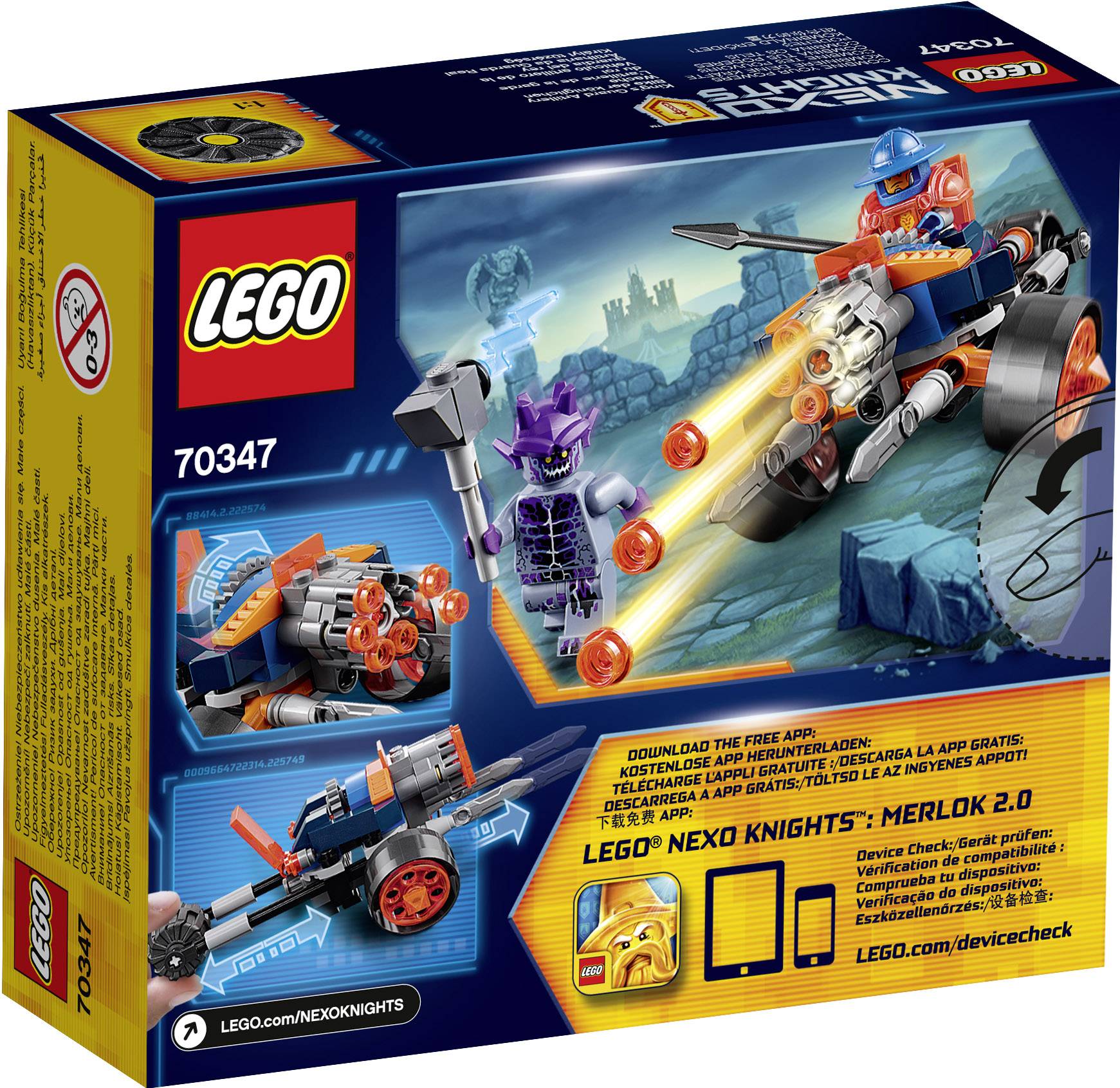 70347 LEGO® NEXO KNIGHTS™ Bike der Königlichen Wache