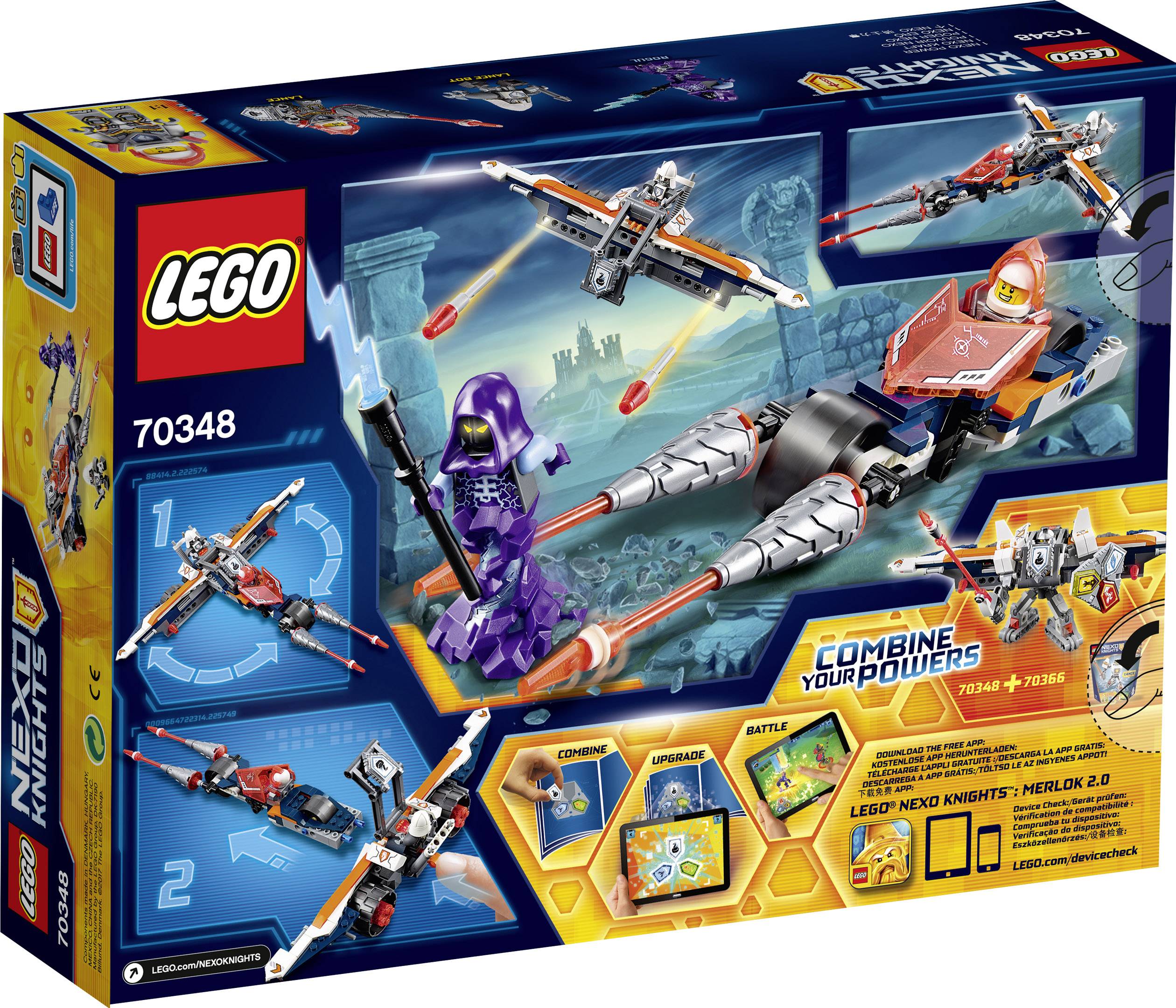 70348 LEGO® NEXO KNIGHTS™ Lances Doppellanzen-Cruiser