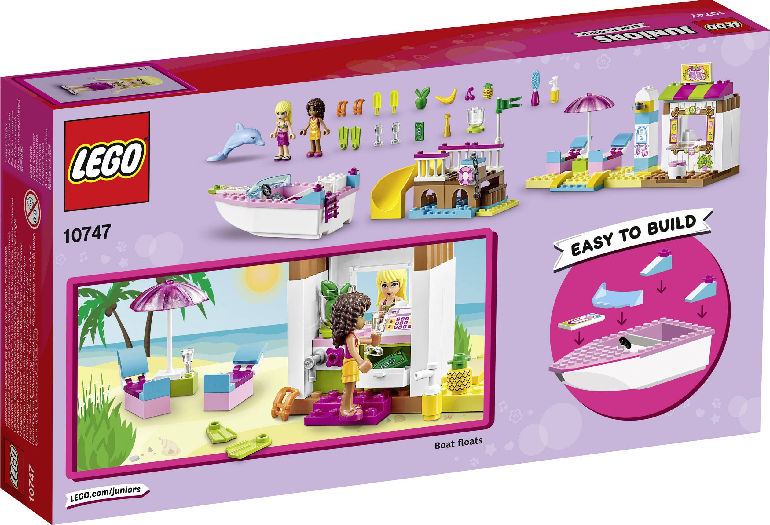 10747 LEGO® JUNIORS Andrea & Stephanies Strandurlaub