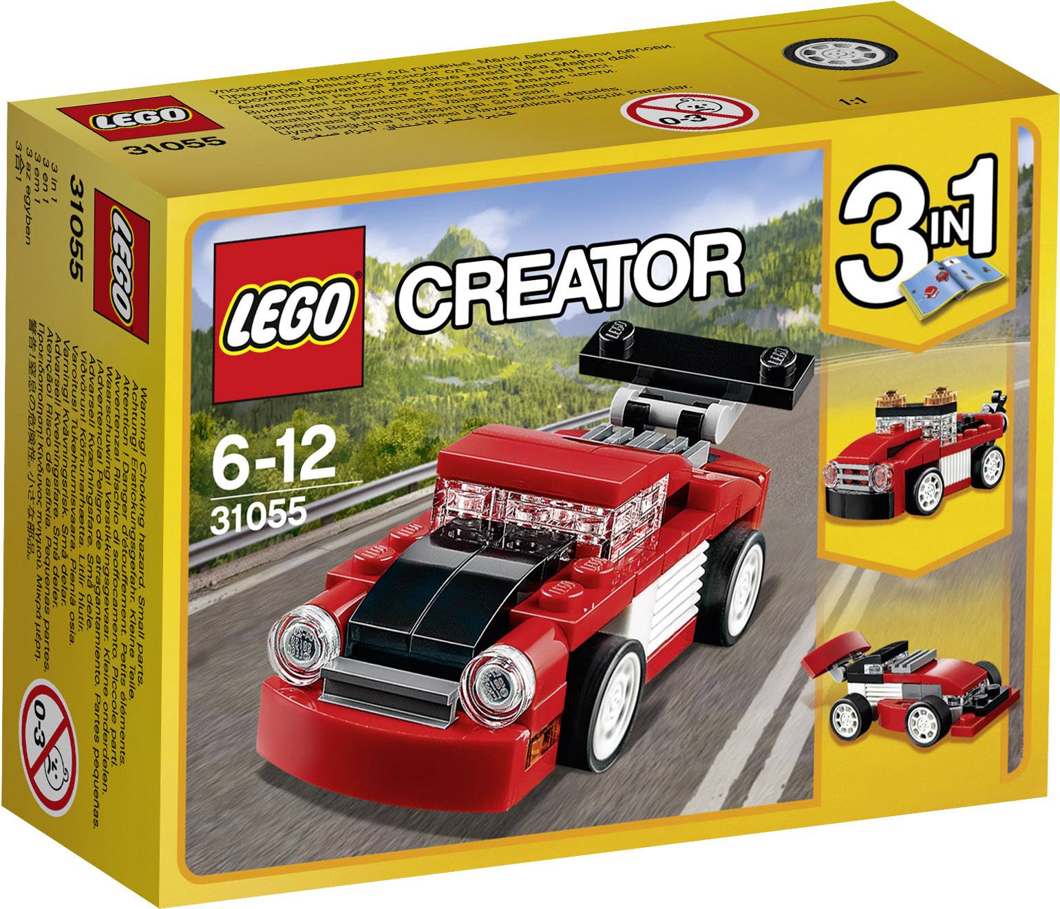 31055 LEGO® CREATOR Roter Rennwagen