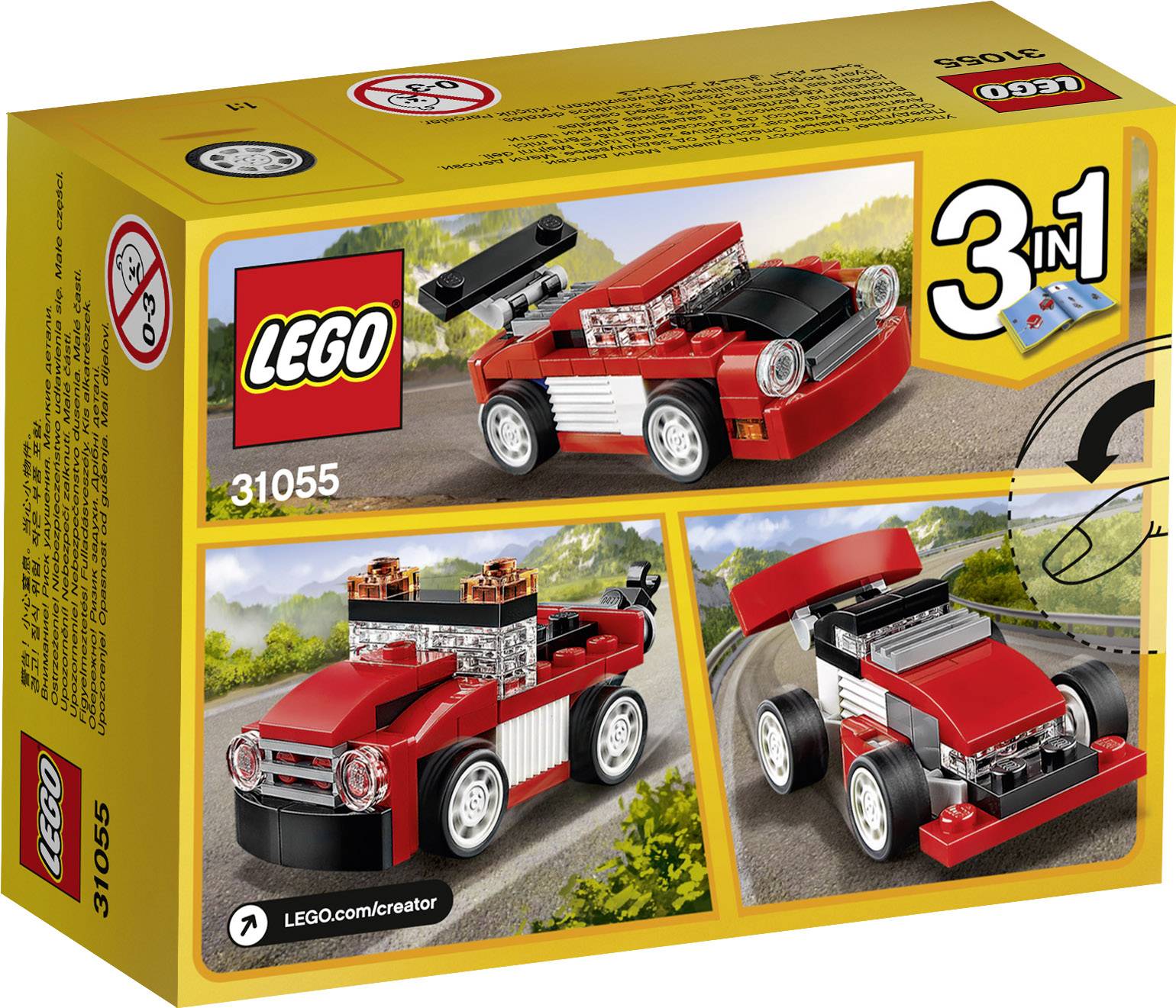 31055 LEGO® CREATOR Roter Rennwagen