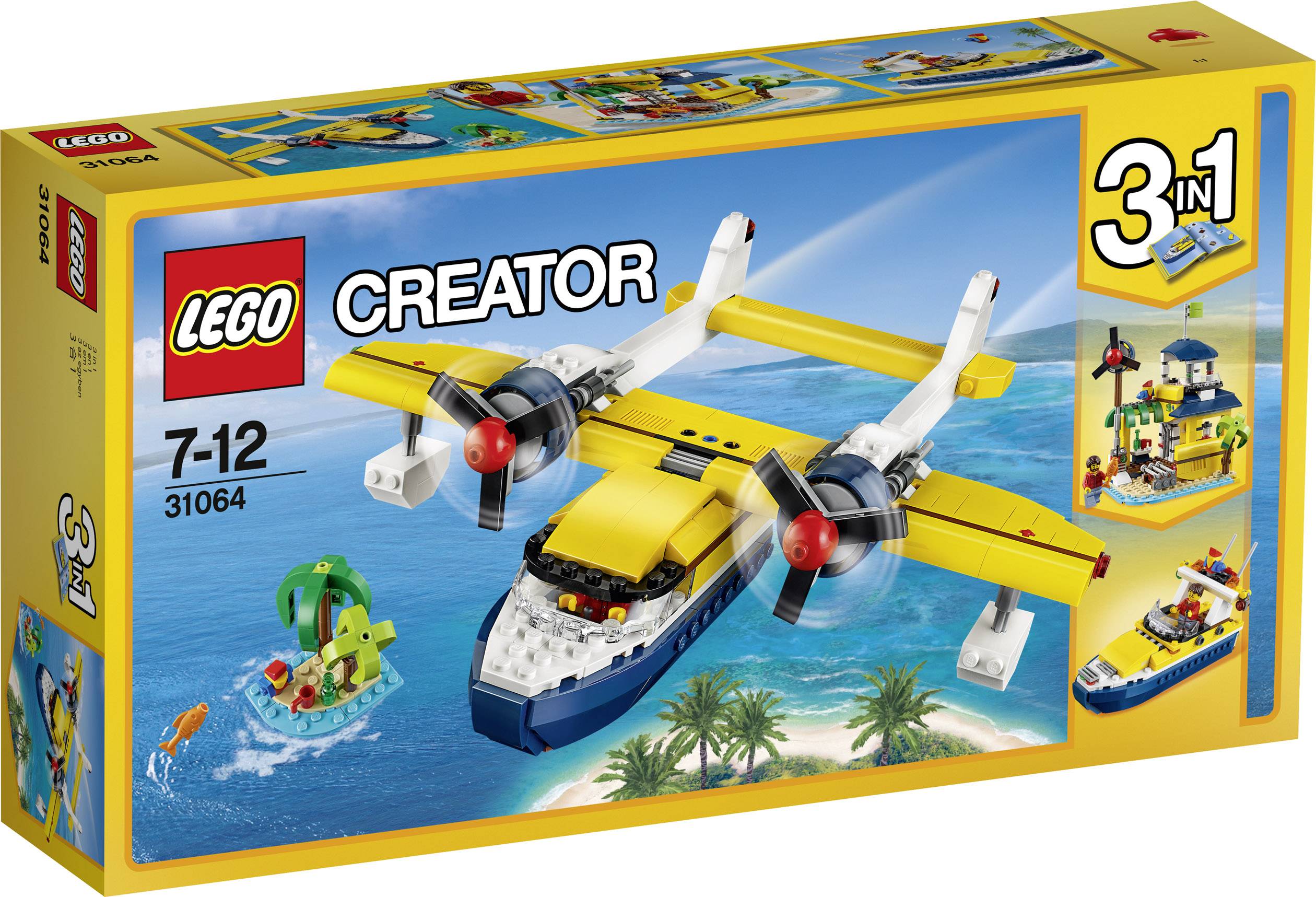 31064 LEGO® CREATOR Wasserflugzeug-Abenteuer