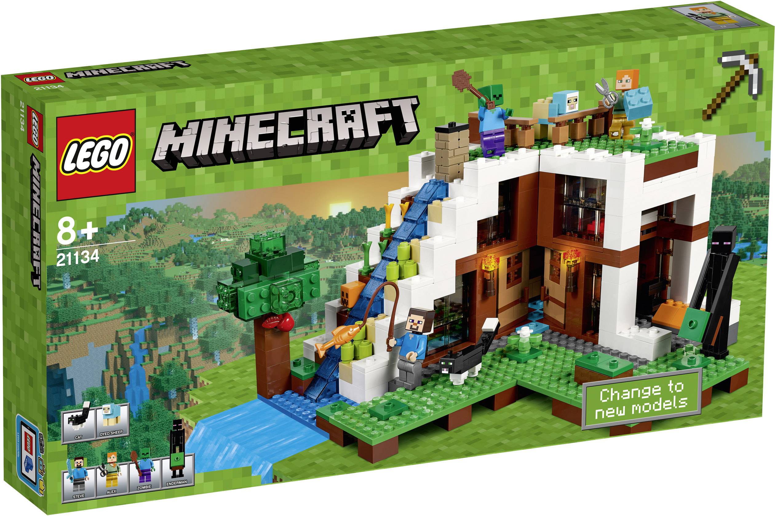 21134 LEGO® MINECRAFT Unterschlupf im Wasserfall
