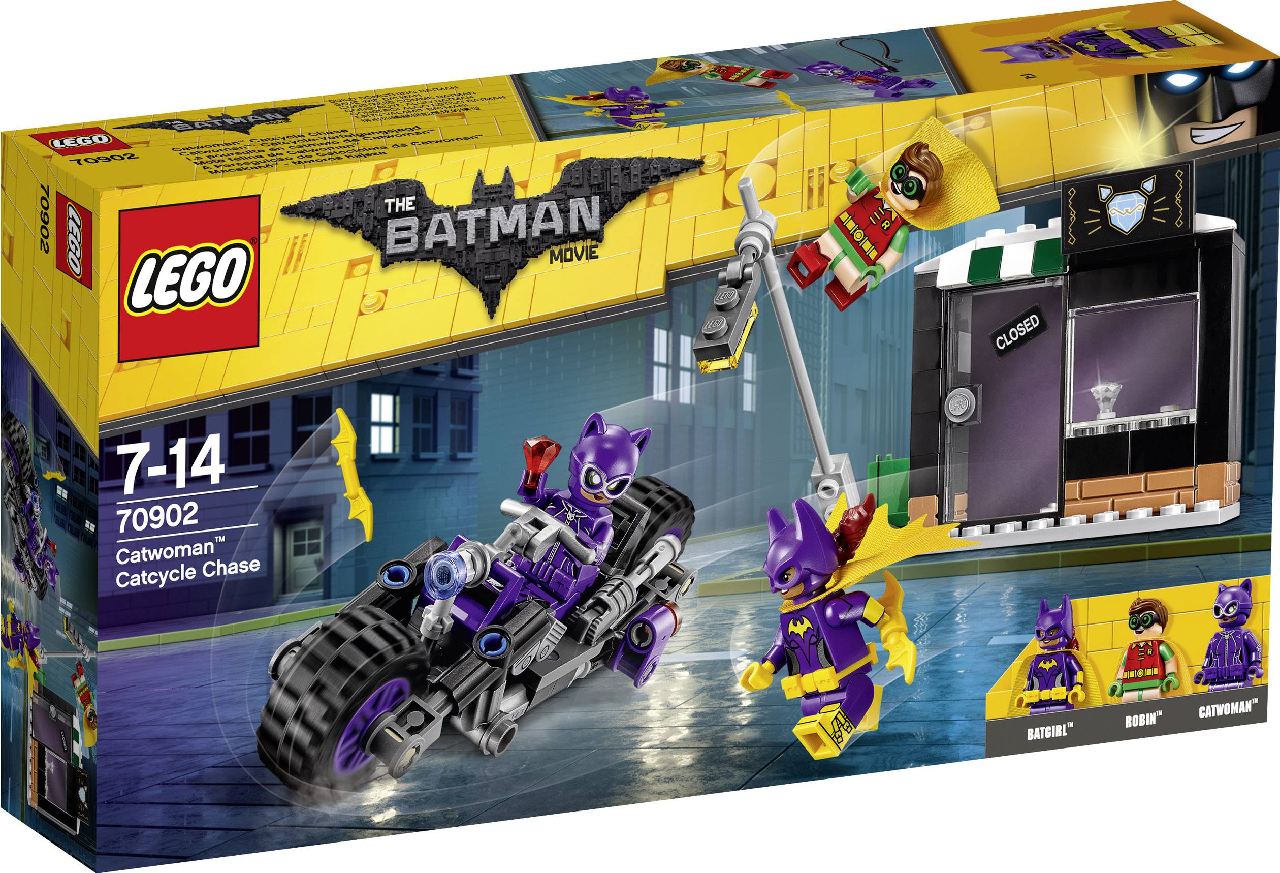 70902 The LEGO® BATMAN MOVIE Catwoman™: Catcycle-Verfolgungsjagd