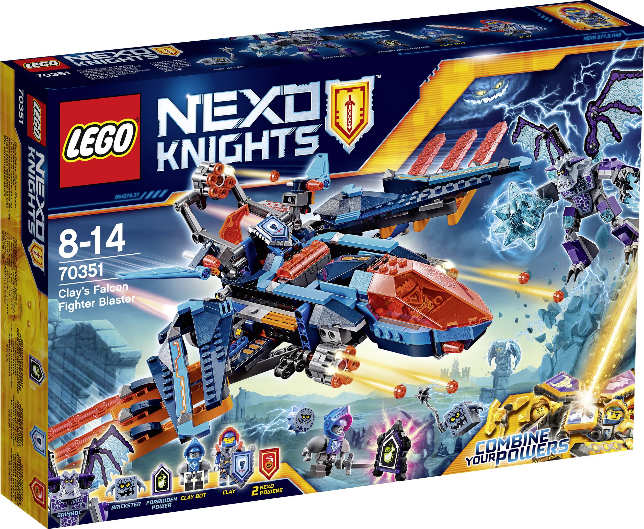 70351 LEGO® NEXO KNIGHTS™ Clays Blaster-Falke