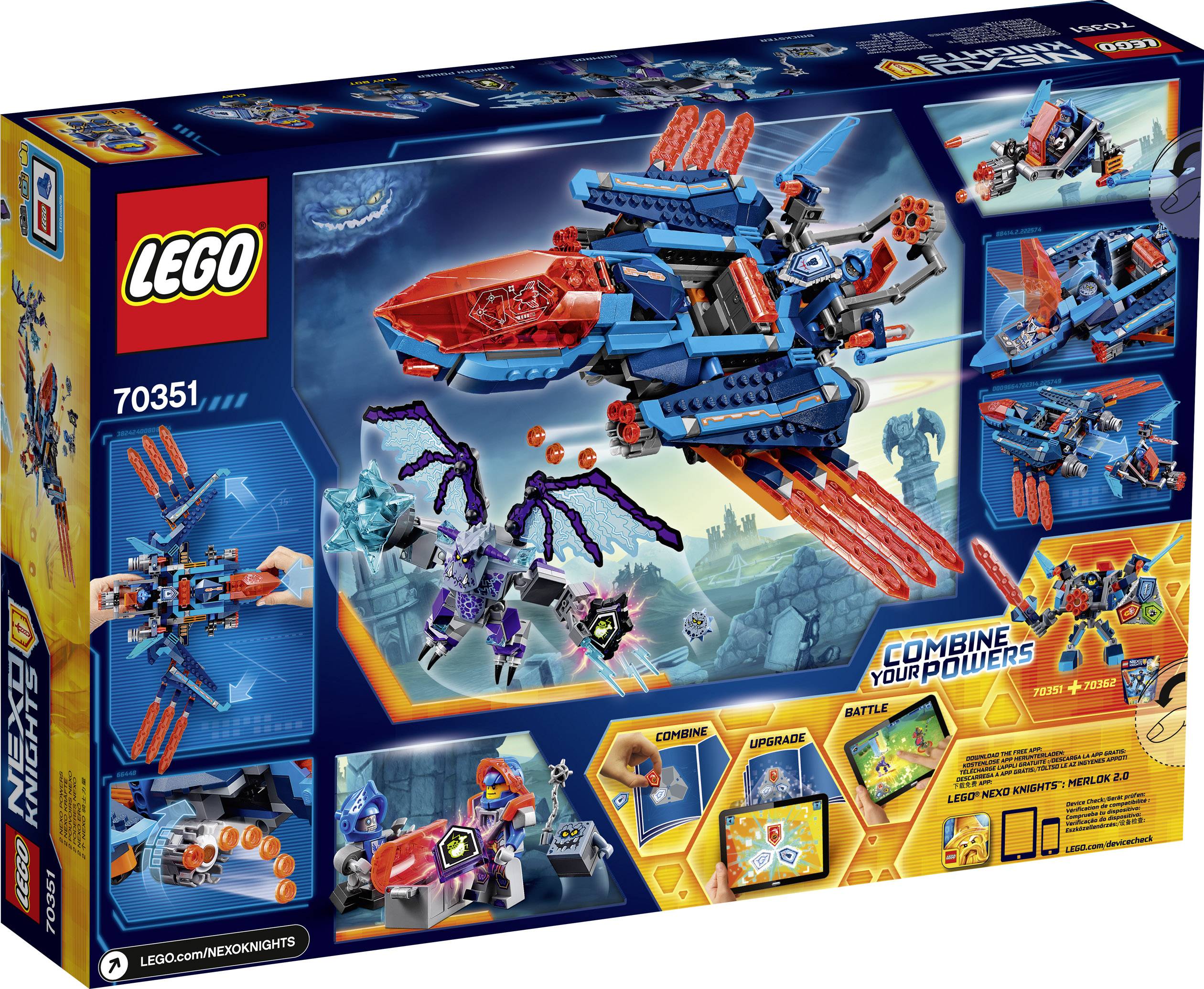 70351 LEGO® NEXO KNIGHTS™ Clays Blaster-Falke