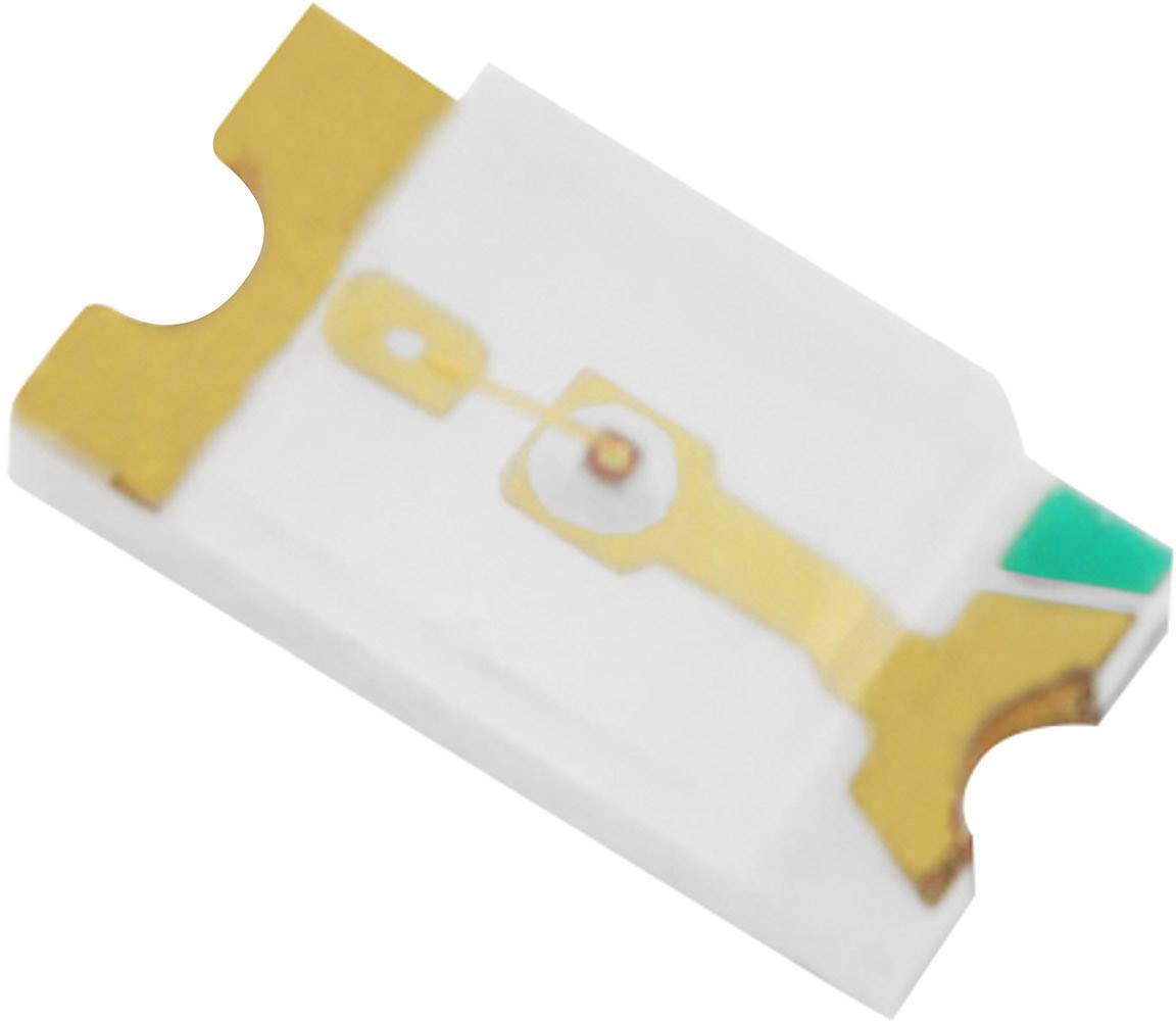 Kleine, flache Sicherung mit weißen und goldenen Kontakten, oft in elektronischen Geräten zur Stromabsicherung verwendet.