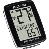 Sigma BC 9.16 ATS Fahrradcomputer, kabellos Codierte Übertragung mit Radsensor Sigma BC 9.16 ATS Fahrradcomputer, kabellos Codierte Übertragung mit Radsensor