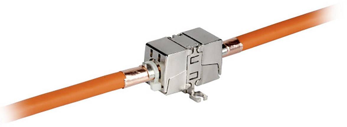 EFB Elektronik 37597.1 INFRALAN® Kabelverbinder Cat.6A / Class EA 10Gbit/s 37597.1 Adapter Polzahl Sensoren 8 Metall 1 St.