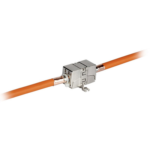 EFB Elektronik INFRALAN® Kabelverbinder Cat.6A / Class EA 10Gbit/s Adapter 37597.1 Metall 37597.1 1St.