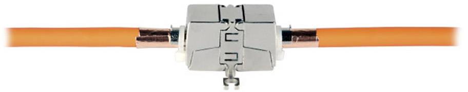 EFB Elektronik 37597.1 INFRALAN® Kabelverbinder Cat.6A / Class EA 10Gbit/s 37597.1 Adapter Polzahl 8 Metall 1 St.