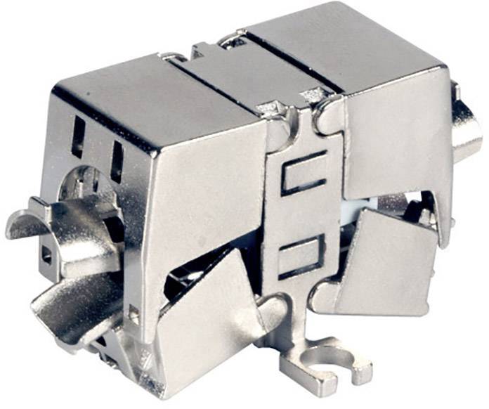 EFB Elektronik 37597.1 INFRALAN® Kabelverbinder Cat.6A / Class EA 10Gbit/s 37597.1 Adapter Polzahl 8 Metall 1 St.