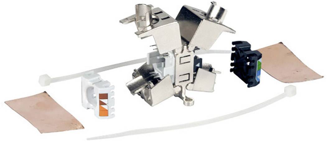 EFB Elektronik 37597.1 INFRALAN® Kabelverbinder Cat.6A / Class EA 10Gbit/s 37597.1 Adapter Polzahl 8 Metall 1 St.